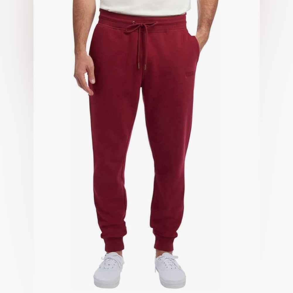 Hurley‎ Burgundy Heavyweight Fleece Relaxed Fit Jogger Pants Size M